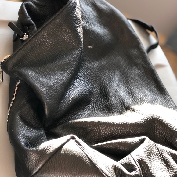 Brand new Vince Camuto black leather backpack - Picture 2 of 11